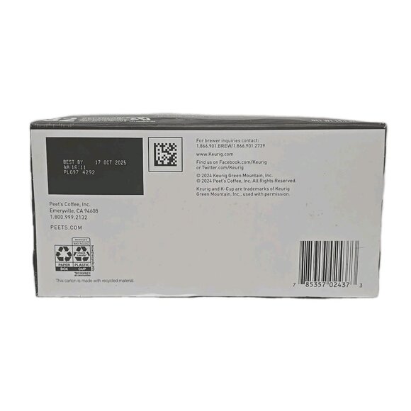 Peets Coffee Major Dickason's Blend Dark Roast Coffee 32 K-Cup Pods For Keurig - Picture 9 of 10